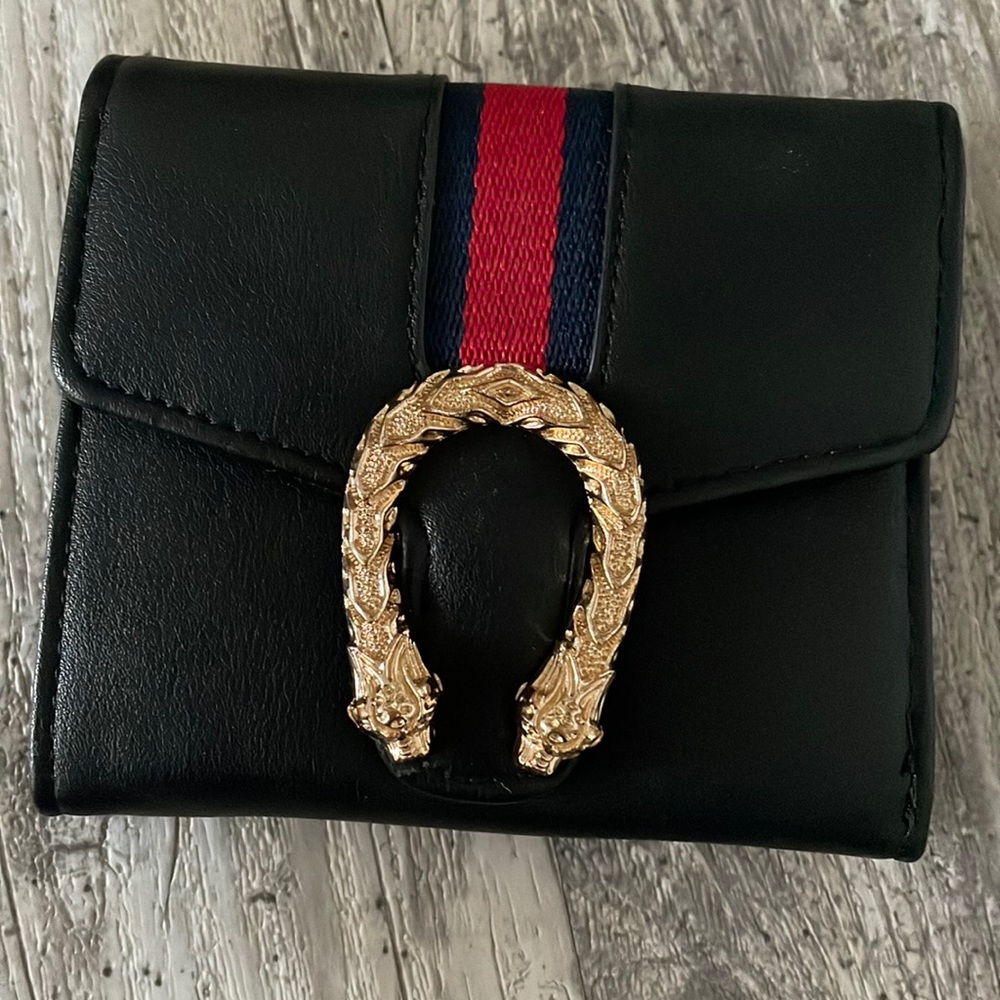 Black trifold wallet